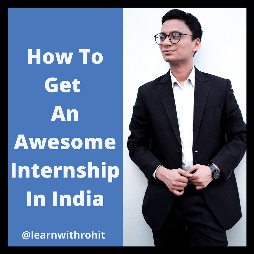 How To Find Internship In India